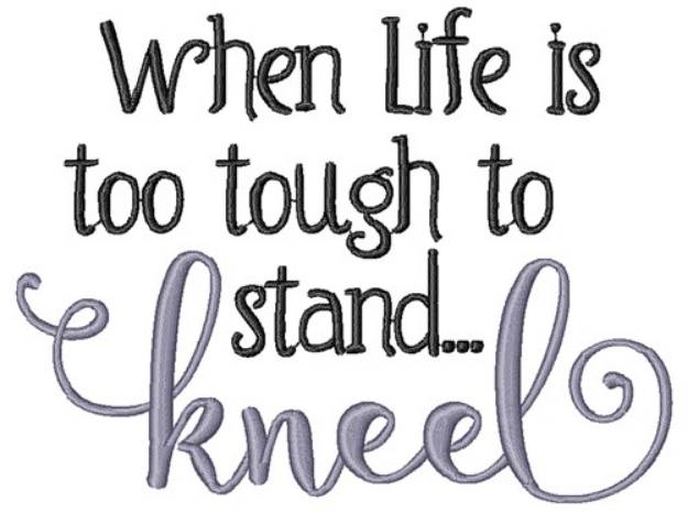 Picture of Remember To Kneel Machine Embroidery Design