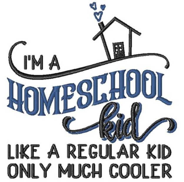 Picture of Home School Kid Machine Embroidery Design