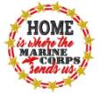 Picture of In The Marines Machine Embroidery Design
