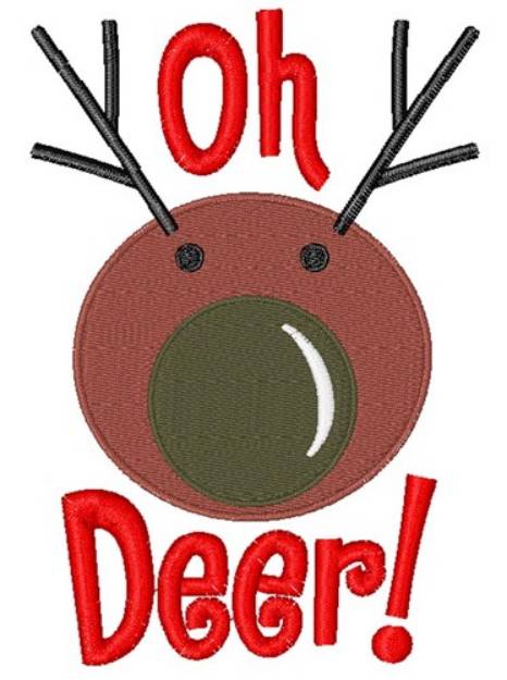 Picture of Oh Deer Machine Embroidery Design