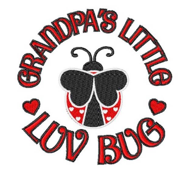 Picture of Grandpa's Little Luv Bug Machine Embroidery Design