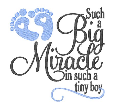 Big Miracle Machine Embroidery Design