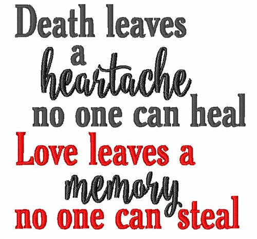 Love Leaves Memory Machine Embroidery Design