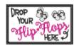 Picture of Drop Flip-Flops Machine Embroidery Design