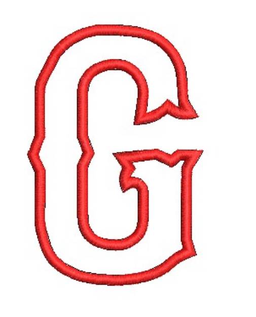 Picture of Fenway Applique G Machine Embroidery Design