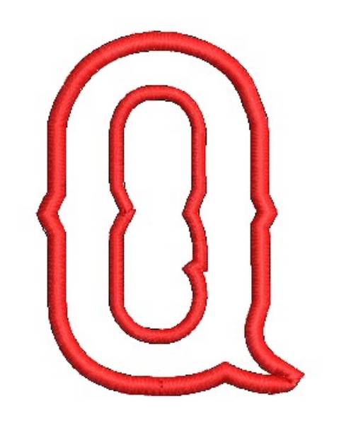 Picture of Fenway Applique Q Machine Embroidery Design