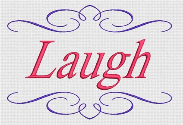 Picture of Laugh Machine Embroidery Design