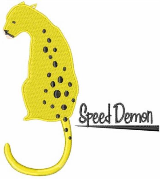 Picture of Speed Demon Machine Embroidery Design