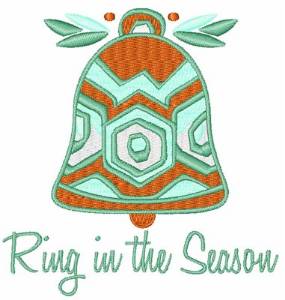 Picture of Ring In The Season Machine Embroidery Design