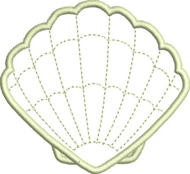 Picture of Seashell Machine Embroidery Design