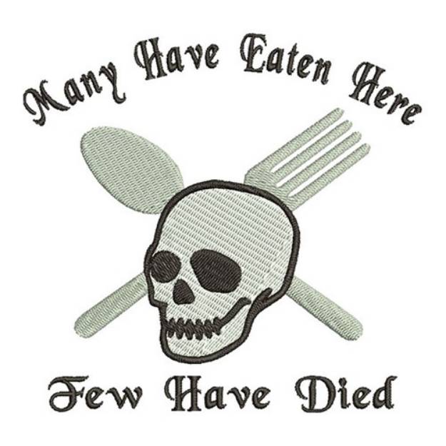 Picture of Few Have Died Machine Embroidery Design