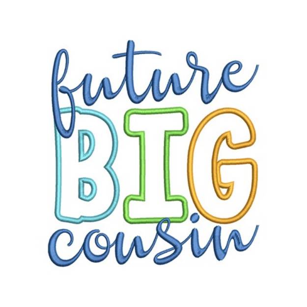 Picture of Future Big Cousin Machine Embroidery Design