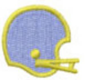 Picture of FOOTBALL HELMET Machine Embroidery Design