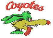 COYOTES Machine Embroidery Design