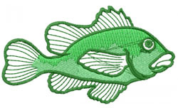 POLKA GRUNT FISH Machine Embroidery Design