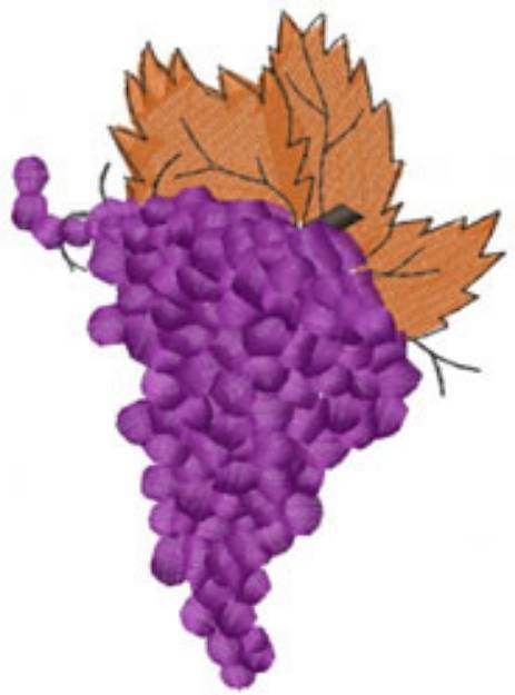 Picture of GRAPES Machine Embroidery Design