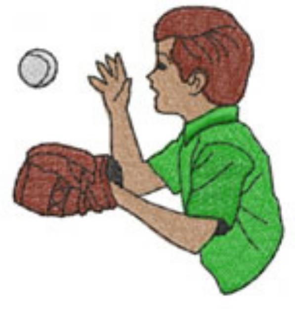 Picture of BASEBALL CATCH Machine Embroidery Design