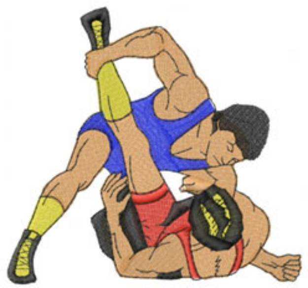 Picture of WRESLERS Machine Embroidery Design