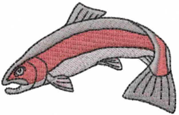 Picture of Pink Salmon 2 Machine Embroidery Design