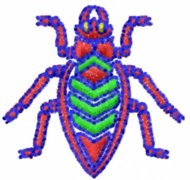 Picture of Small Insect 1 Machine Embroidery Design