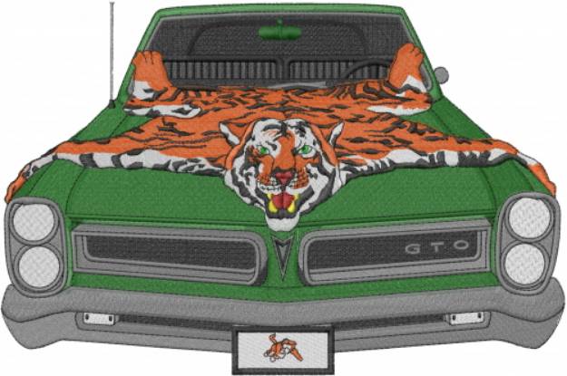 Picture of GTO 65 Tiger Machine Embroidery Design