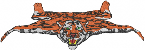Tiger Skin 6 Machine Embroidery Design