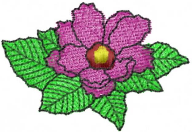 Picture of Magnolia Flower Machine Embroidery Design