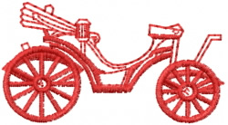 Carriage Machine Embroidery Design