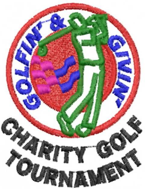 Picture of Golf Charity 2 Machine Embroidery Design