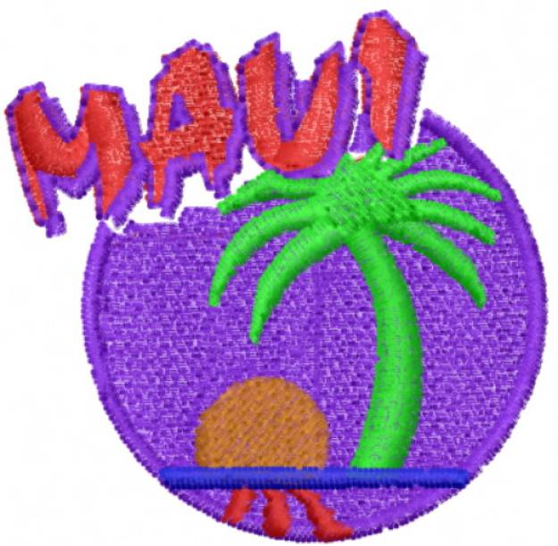 Picture of Maui Vacation 1 Machine Embroidery Design