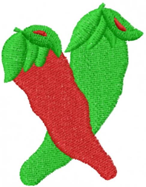 Picture of Jalapeno Chili Pepper Machine Embroidery Design