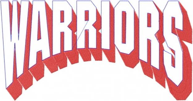 Picture of Warriors Machine Embroidery Design