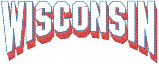 Picture of Wisconsin Machine Embroidery Design