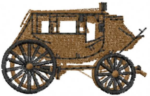 Picture of Stagecoach Machine Embroidery Design