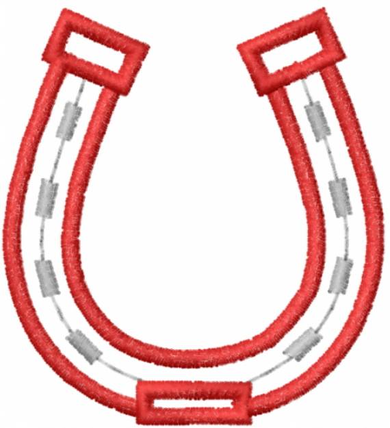 Picture of Horseshoe Machine Embroidery Design