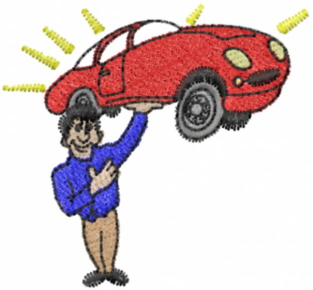 Picture of Car Care Machine Embroidery Design