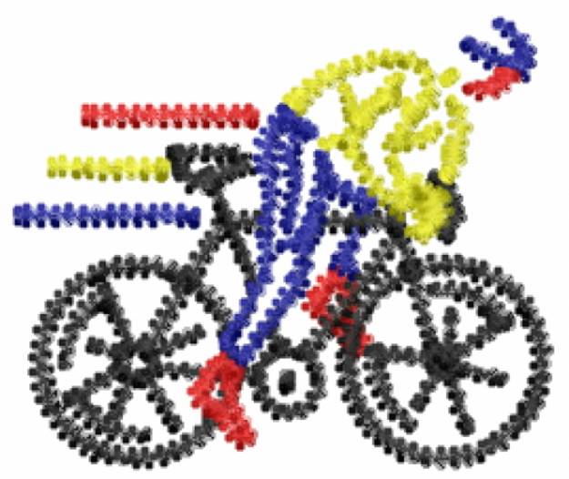 Picture of Tour de France Machine Embroidery Design