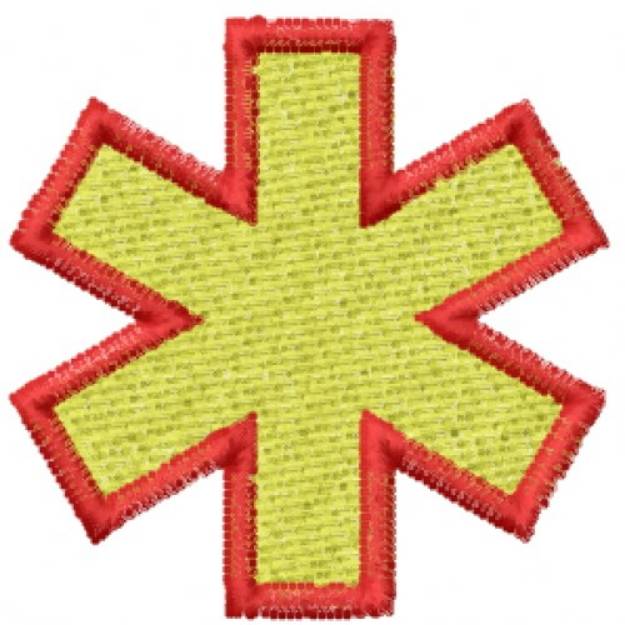 Picture of Asterisk Machine Embroidery Design