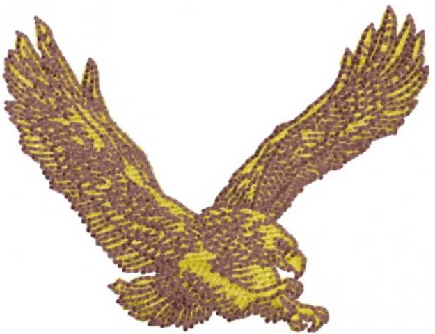 Picture of Flying Eagle Machine Embroidery Design