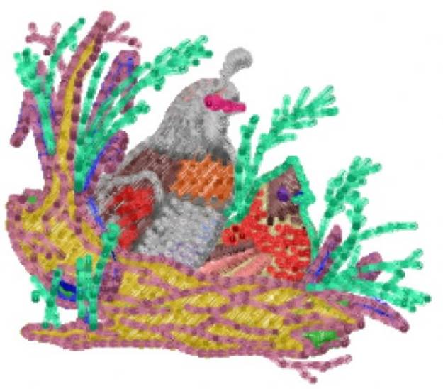 Picture of Birds Machine Embroidery Design