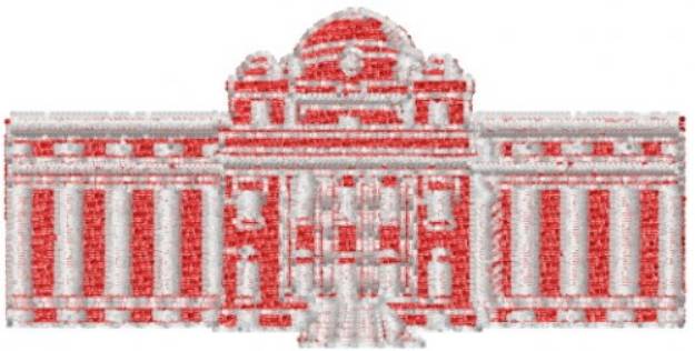 Picture of Courthouse Machine Embroidery Design