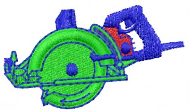 Picture of Circular Saw Machine Embroidery Design