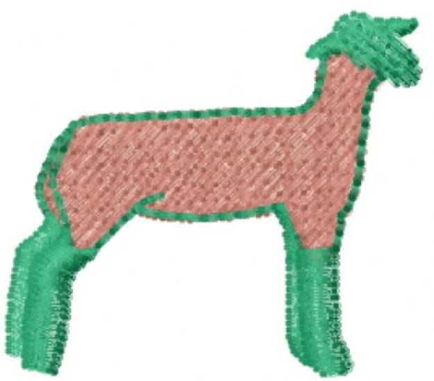 Picture of Baby Lamb Machine Embroidery Design