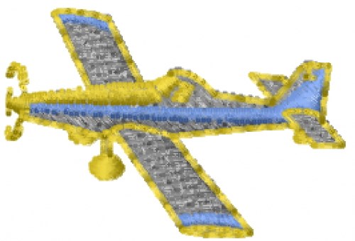 Plane Machine Embroidery Design