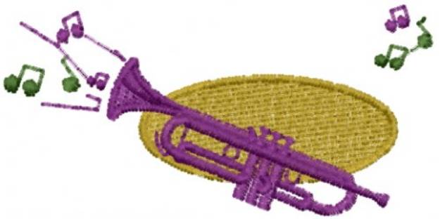 Picture of Trumpet Machine Embroidery Design