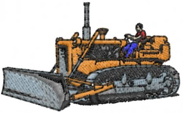 Picture of Excavator Machine Embroidery Design
