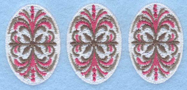 Picture of Egg Pattern Border Machine Embroidery Design