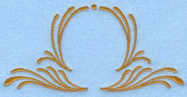 Picture of Two Sided Swirls Machine Embroidery Design