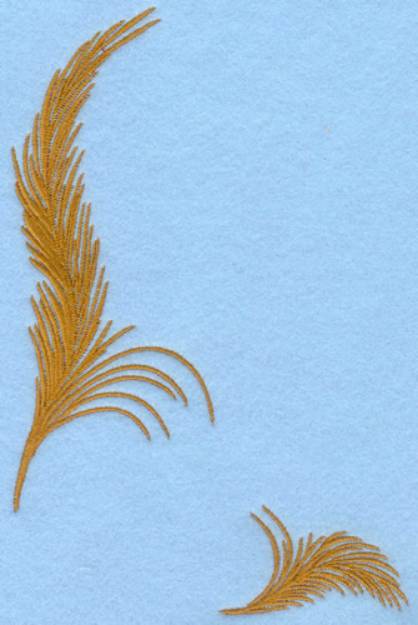 Picture of Small & Large Feather Machine Embroidery Design