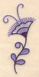 Picture of Colonial Floral Design Machine Embroidery Design